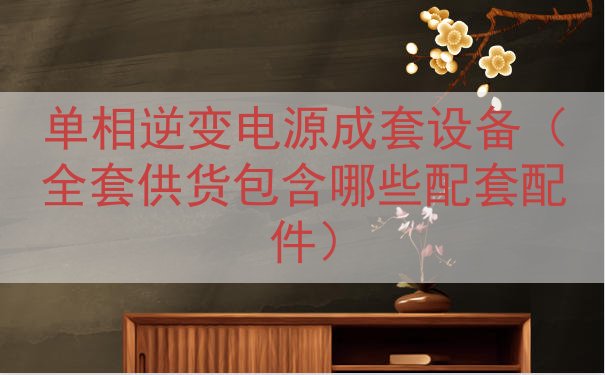 单相逆变电源成套设备（全套供货包含哪些配套配件）