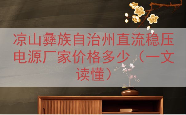 凉山彝族自治州直流稳压电源厂家价格多少（一文读懂）
