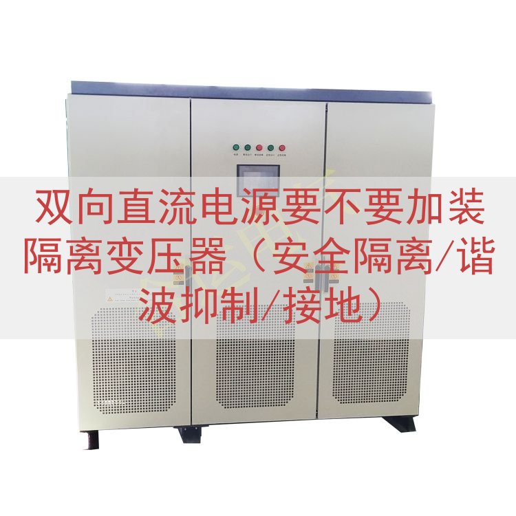 双向直流电源要不要加装隔离变压器（安全隔离/谐波抑制/接地）