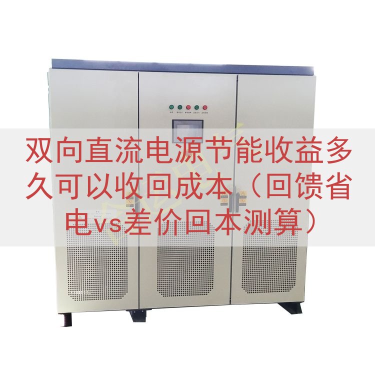 双向直流电源节能收益多久可以收回成本（回馈省电vs差价回本测...